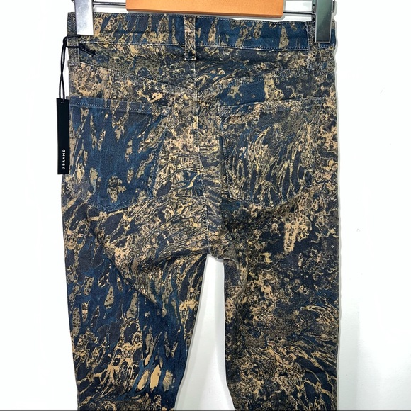 NEW J Brand Alana High Rise Crop Skinny Jeans in Gold Wave Women’s Size 24 - Picture 9 of 16